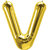 16 inch inch Letter V Gold Balloon for baby shower, birthdya, annversary, wedding decoration, balloon