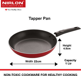 Nirlon Non-Stick Aluminum Tapper Pan 22cm