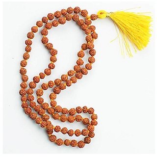                       Ceylonmine - 5 mukhi Rudraksh Japa Mala                                              