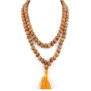                       Ceylonmine Five  Faced Rudraksh Mala for Unisex                                              