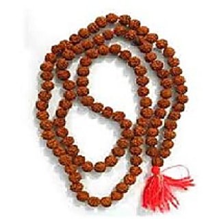                       Ceylonmine 5 Mukhi Rudraksh Mala For Men & Women                                              