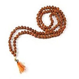                       Lab Certified 5 Mukhi Rudraksha Mala for Men/Women by Ceylonmine                                              