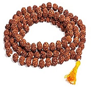                       Lab Certified 5 Mukhi Rudraksha Mala Men/Women by Ceylonmine                                              