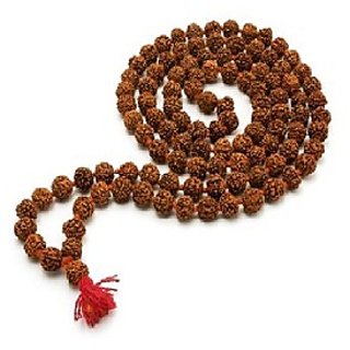                       5 Mukhi Rudraksha Mala Lab Certified by Ceylonmine                                              