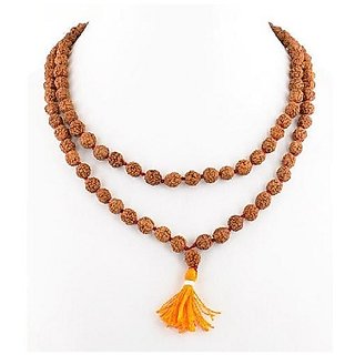                       Ceylonmine - 5 mukhi Rudraksh Japa Mala                                              