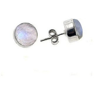 Silver Original Moonstone Earring Lab Certified Stone by Ceylonmine Silver Original Moonstone Earring Lab Certified Stone by Ceylonmine