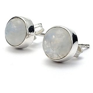 Lab Certified Stone 100% Original Moonstone Silver Earring by Ceylonmine Lab Certified Stone 100% Original Moonstone Silver Earring by Ceylonmine
