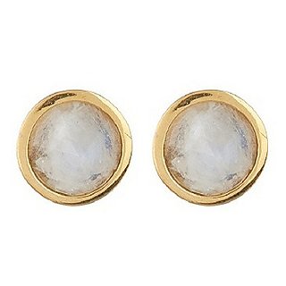 Moonstone Earring with lab Report Gold Plated Moonstone by Ceylonmine Moonstone Earring with lab Report Gold Plated Moonstone by Ceylonmine