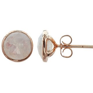 Natural Moonstone stone Gold Plated Earringby Ceylonmine Natural Moonstone stone Gold Plated Earringby Ceylonmine
