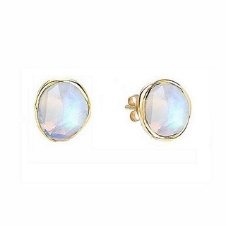                       A+ Quality Moonstone Gold Plated Earring by Ceylonmine                                              