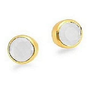 100 Original Moonstone Gold Plated Earring by Ceylonmine 100 Original Moonstone Gold Plated Earring by Ceylonmine
