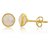 100% Original Moonstone Unheated & Natural Gold Plated Earring by Ceylonmine