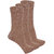 Shellocks Woolen Fawn Colour Mid Calf Socks Set of 4