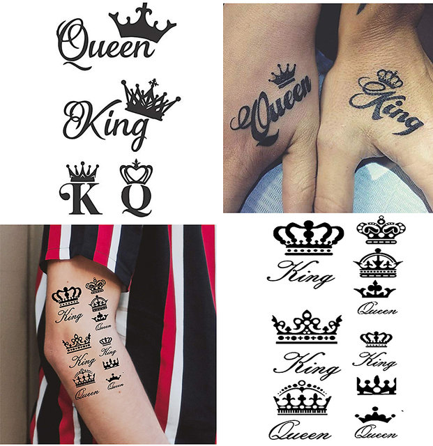 King and queen finger action and a  Tattoos By Ruben  Facebook