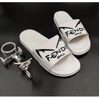 Fendi roma flip hot sale flops