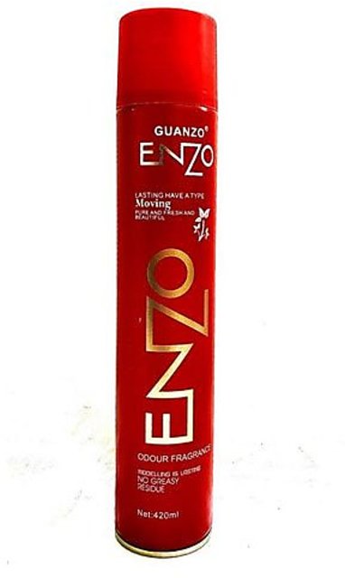 Enzo Black Hair Spray  420 ml  TMT Cosmetics