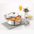 Taaza Hot King Regular-10 Insulated Double Wall Stainless Steel hot pot Casserole Vol  950ml