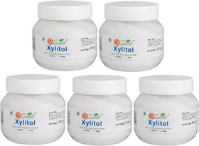 So Sweet 100 Natural Xylitol Powder Sweetener 200gm-Pack of 5