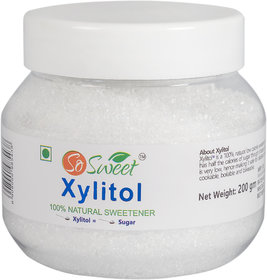 So Sweet 100 Natural Xylitol Powder Sweetener 200gm