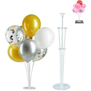                       Hippity Hop DIY Balloon Stand With Seven Sticks, make your own balloon bouquet                                              