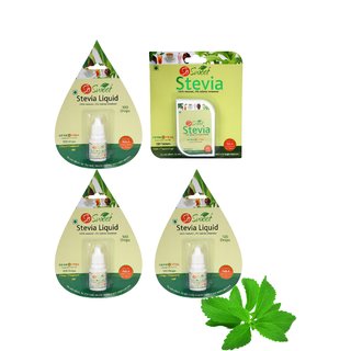                       So Sweet Stevia Combo of 100 Stevia Tablets and Stevia Liquid - Pack of 3-300 Drops 100 Natural Sweetener - Sugar free                                              