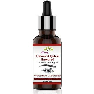 Bejoy Premium Eyebrow  Eyelash Growth Oil For Women Eye Mask 30 ML 30 ml