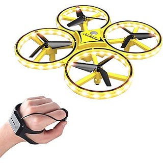 Firefly Hand Gesture Controlled Drones Mini Drone Gravity Sensing Hand Sensor Drone for Children with Smart Watch