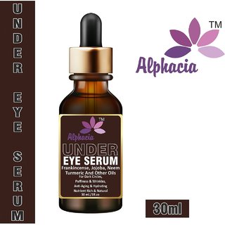 Alphacia 100 Pure Acid Hydra Boost Under Eye Recovery Serum, Reduces Dark Circles, Puffiness  Wrinkles 30 ml(30 ml)