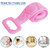 Eastern Club Silicone Body Bath Brush Long Silicone Body Back Scrubber Body Washer Unisex (Multicolor)