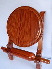 innovative art works wooden roti makers/sheesham wood roti maker/chakla belan with stand roti maker with stand