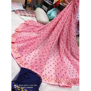 Chunri print hot sale saree online