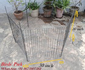 Dog Puppy Play Pen-Corral-Puppy Exercise Pen - Good for Puppy for Fun  Play 30x30 inch(6 Pannel)