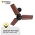 Atomberg Renesa 600mm BLDC motor Energy Saving Ceiling Fan with Remote Control  Brown Black