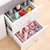 H'ENT Adjustable Plastic Drawer Divider DIY Storage Shelves Household Free Combination Partition Board Space-saving