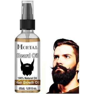 Mortal White Natural Herbal Beard and Mooch Oil 50Ml