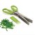 H'ENT Combo of 2 in 1 Soup Spoon Long Handle With 2 in 1 Clever Knife  5 Layers Scissors Cut Herb  (set-3)