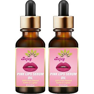 100 Pure Pink Lip Serum 60ml Pack Of 2
