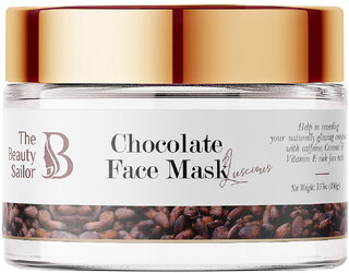 The Beauty Sailor Chocolate Face Mask Caffeine Caramel Vitamin E - No Para