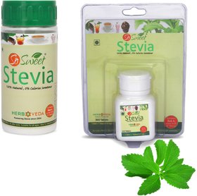 So Sweet Stevia Tablets 500 and Stevia Powder 100g 100 Natural Sweetener - Sugar free