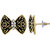Asmitta Eye-Catchy Butterfly Shape Gold Plated Stud Earring For Women
