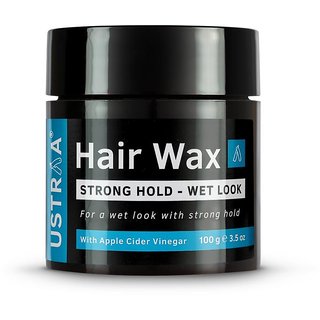 Ustraa Strong Hold Hair Wax - Wet Look - 100g