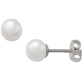 Pearl original lab certified Silver Earring by Ceylonmine Pearl original lab certified Silver Earring by Ceylonmine