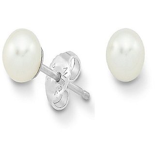 100 Natural Pearl Silver Earring by Ceylonmine 100 Natural Pearl Silver Earring by Ceylonmine