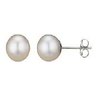 Pearl Earring with Natural Lab Certified Silver Pearl by Ceylonmine Pearl Earring with Natural Lab Certified Silver Pearl by Ceylonmine