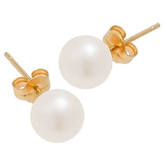                       Gold Plated Original Pearl Earring Lab Certified  by Ceylonmine                                              