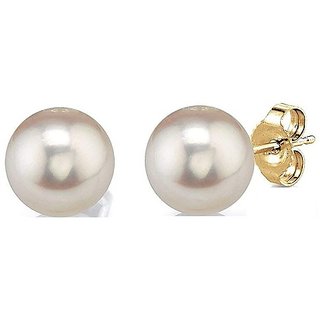 Pearl Gold Plated Earring by Ceylonmine Pearl Gold Plated Earring by Ceylonmine