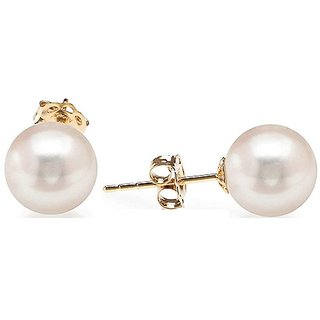 Natural Lab Certified 100% Original Pearl Earring by Ceylonmine Natural Lab Certified 100% Original Pearl Earring by Ceylonmine