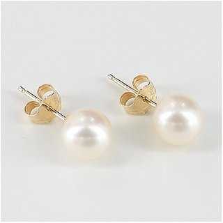 Pearl Earring Gold Plated by Ceylonmine Pearl Earring Gold Plated by Ceylonmine