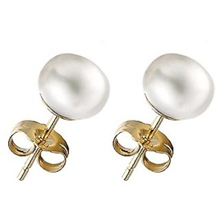                       Natural Pearl Gold Plated Earring by Ceylonmine                                              