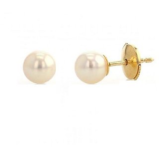 A+ Quality Pearl Gold Plated Earring by Ceylonmine A+ Quality Pearl Gold Plated Earring by Ceylonmine
